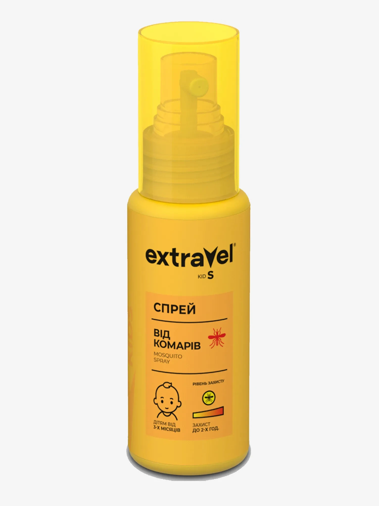 Спрей від комарів дитячий Extravel Kids, 70 мл Спрей від комарів дитячий Extravel Kids, 70 мл