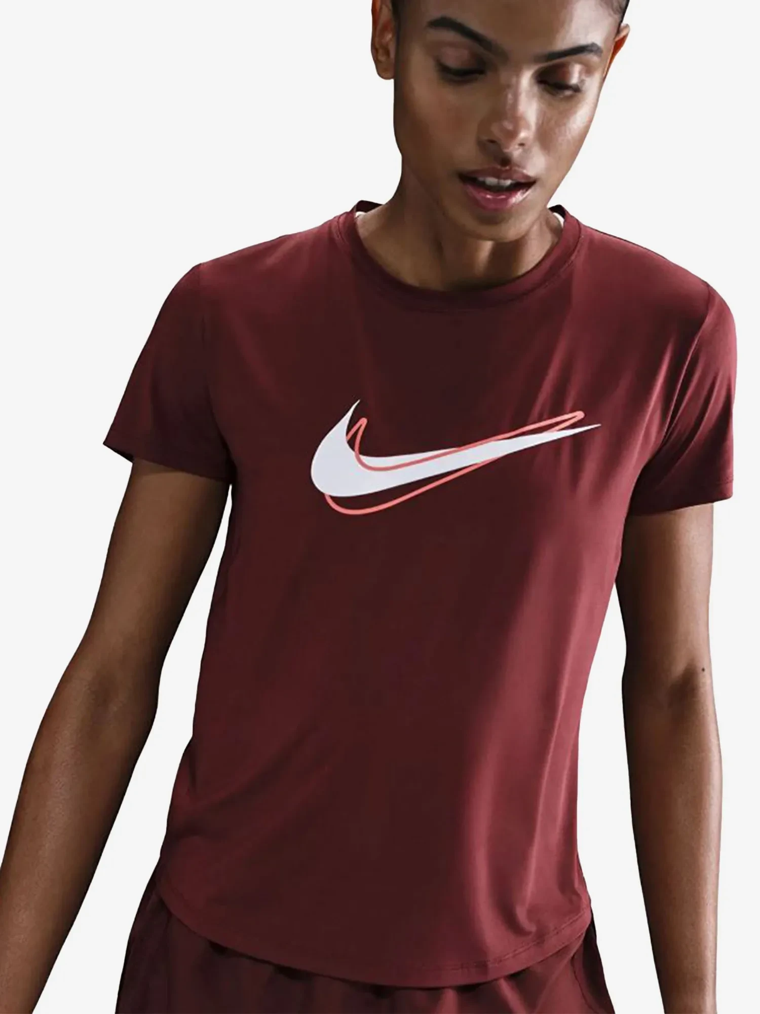 Футболка жіноча Nike One Swooosh Run Футболка жіноча Nike One Swooosh Run